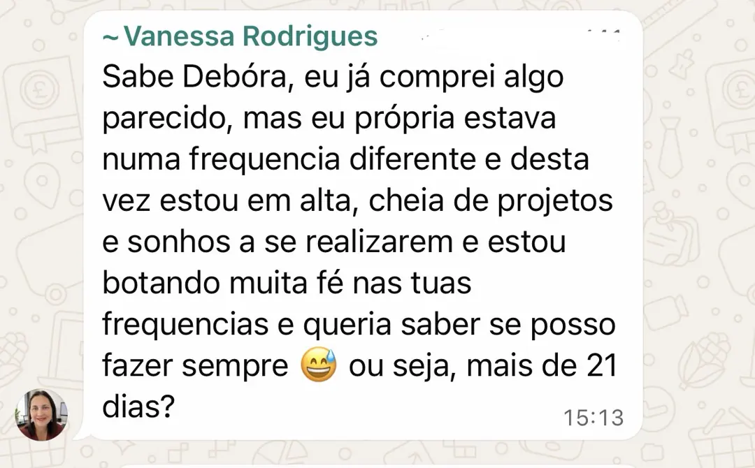 Depoimento de quem aplicou o protocolo 5