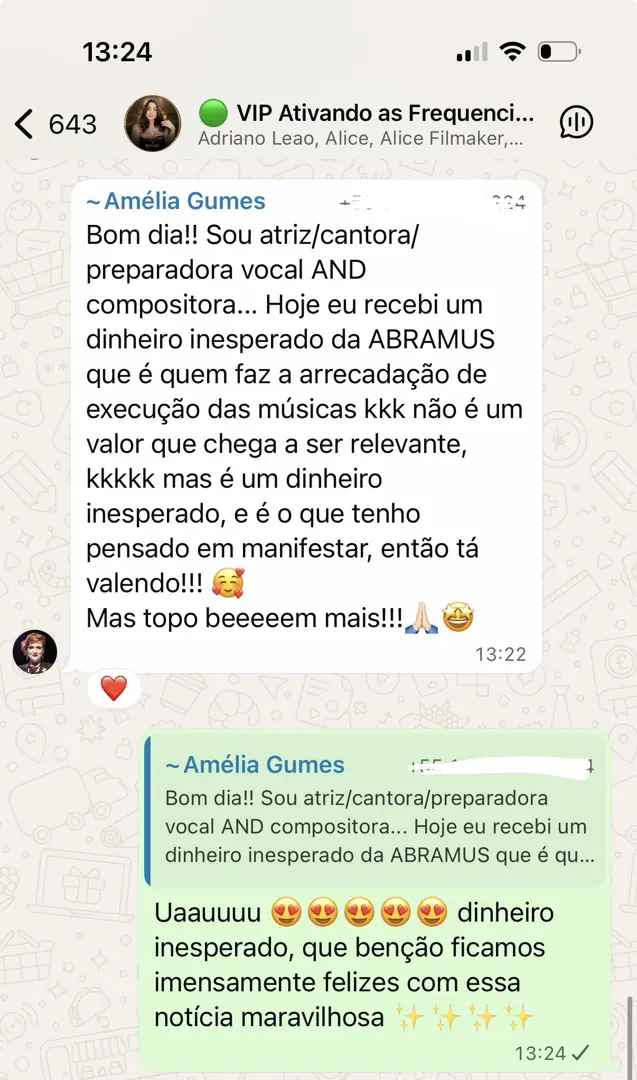 Depoimento de quem aplicou o protocolo 8