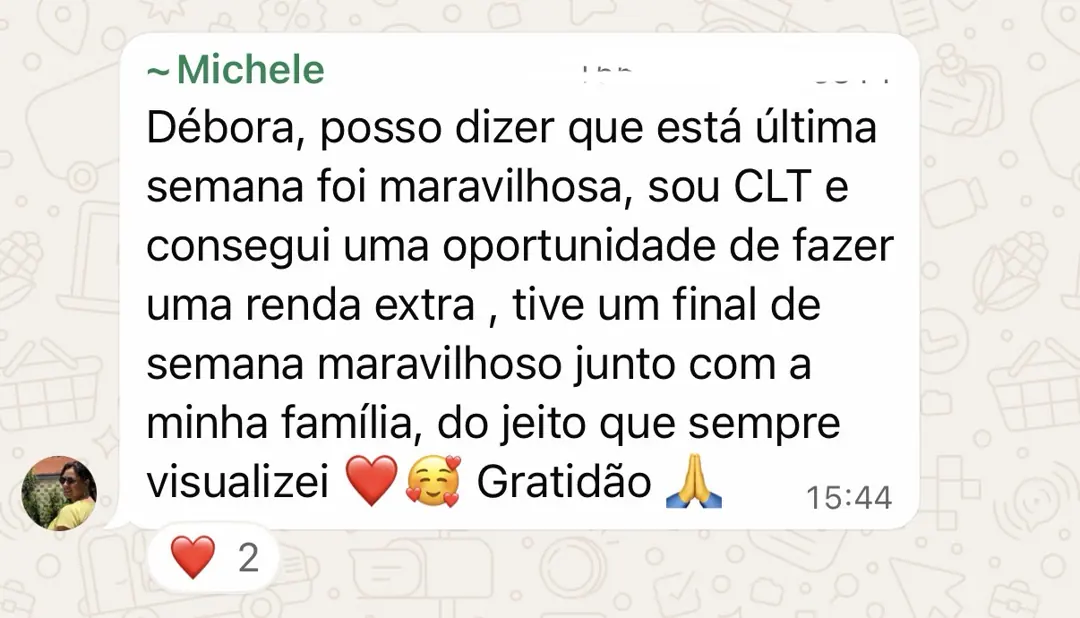 Depoimento de quem aplicou o protocolo 7