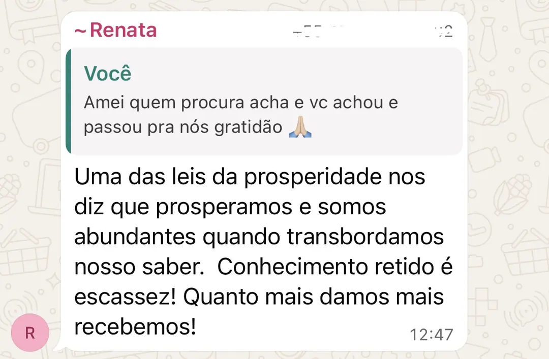 Depoimento de quem aplicou o protocolo 6